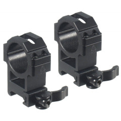 Montáž UTG vysoká 30mm/22mm rychloupínací dvoudílná